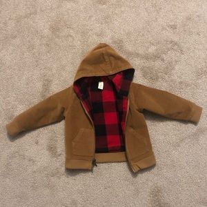 Reversible baby jacket
